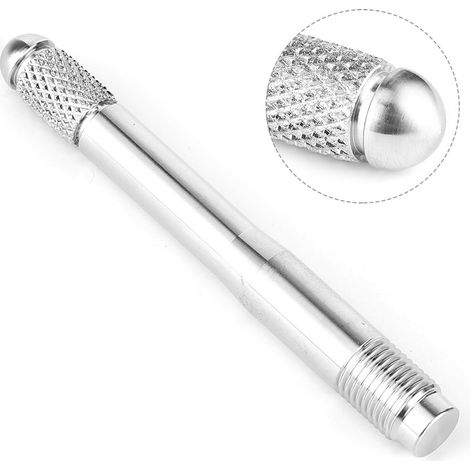 Outil de positionnement de pneu, goupille, montage de roue, démontage, écrou, boulon, goupille M14x1,5, universel, argent (1/5)