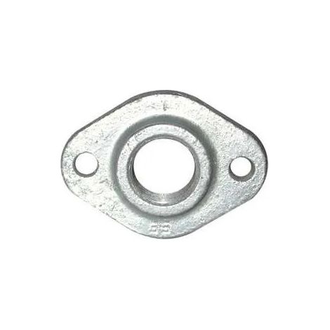 Flangia ovale 33x42 zincata