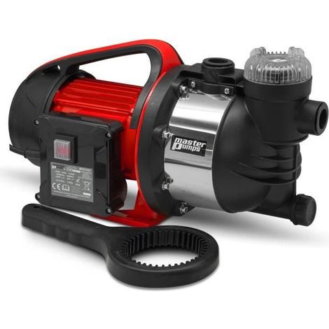 Pompe d arrosage MASTER PUMPS 1100W inox 4600 L/H (1/2)