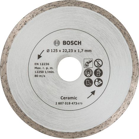 Bosch Diamanttrennscheibe für Fliesen, Ø 125 mm