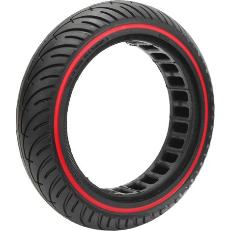 Pneu intérieur alvéolé en caoutchouc absorbant les chocs, roue de rechange rouge pour trottinette électrique Xiaomi M365 Pro 2S Lite (1/5)