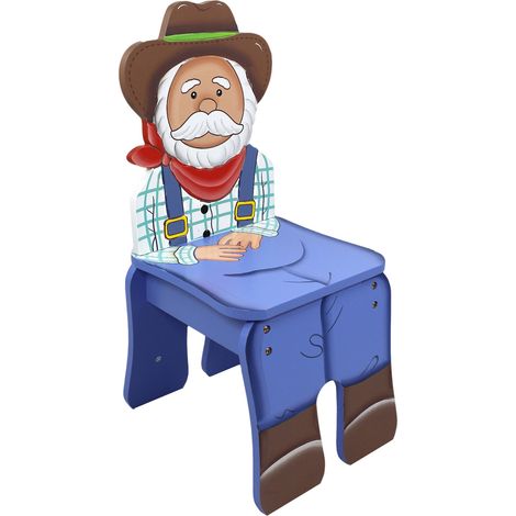 Sedia fattore legno per bambini Fantasy Fields (senza tavolo) TD-11324A2-F (1/4)
