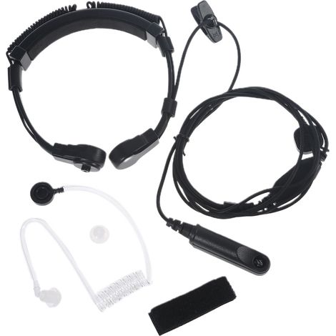 Microphone talkie-walkie tour de cou, oreillette radio Baofeng UV-9R Y-AquaForge