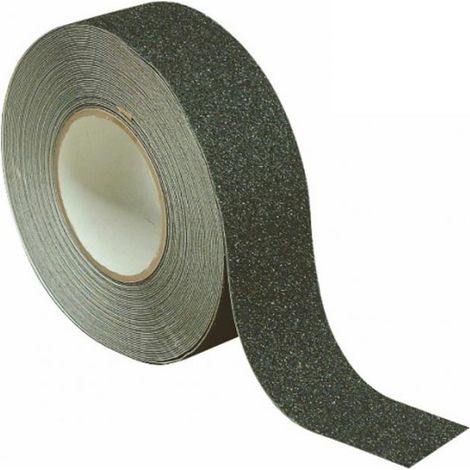 Nastro ANTISCIVOLO ADESIVO Colore NERO Lunghezza 18,2 metri altezza 19 mm MAURER