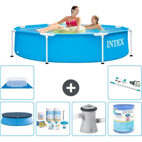 Intex Piscine Tubulaire Ronde - 244x51 cm - 7-pièces  S31447 (1/5)