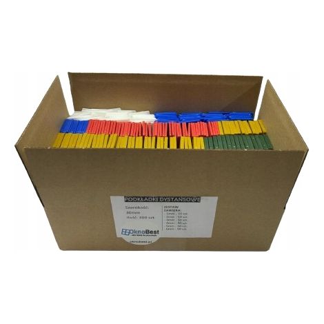 Rondelles d'espacement mixtes 30 mm, 300 pièces, cales de montage de fenêtre de 1 à 6 mm (1/3)