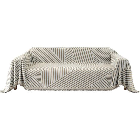 Kaki Housse De Canapé 3 Places, 180×340CM, Protection Sofa, Jete De Canape Grande Taille Épaisses, Housse Universelle Four Seasons, Décoration Intérieure, pour Le Salon (1/5)