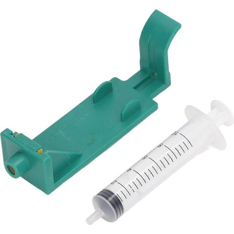 Kit de recharge pour cartouches d'imprimante HP : pompe à pipette pour HP 51645, 6615, 51640, 240, 15 clips d'aspiration, accessoires (1/4)