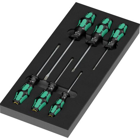 Wera 9717 Serie 300 Universale Kit cacciaviti Taglio, PH (1/5)