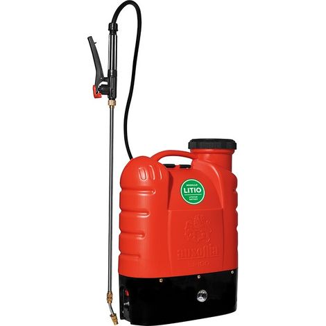 POMPA ELETTRICA A SPALLA lt.16 A ZAINO BATTERIA LITIO 12V 10AH AUSONIA 38018 (1/10)