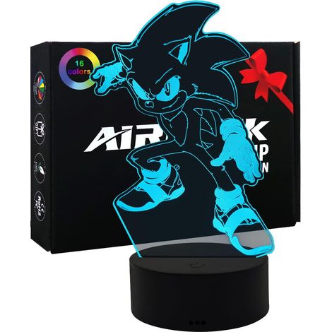 Lampe 3D Football Veilleuse pour enfants, décoration pour chambre de garçon, article de sport n°7, 16 couleurs LED avec télécommande, cadeau sympa pour hommes et adolescents Base blanche (1/5)