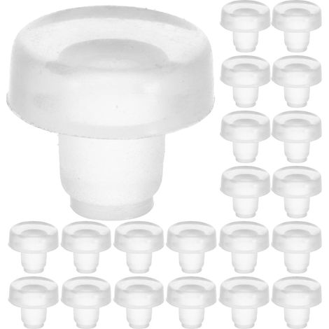CCYKXA15x7x6mm Butoirs de Pieds de Chaise en Plastique 50 Pièces, Protection Antichoc et Antidérapante pour Pieds de Table et Meubles, pour Salon Intérieur (1/5)