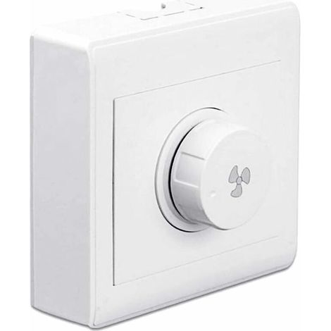 86 Type Réglage du Ventilateur de Plafond Régulateur de Vitesse en continu Interrupteur Mural 220V 10A pour gradateur 15-300W (1/5)