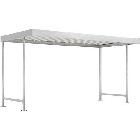 WSM, Abri pour matériaux Leipzig, unité de base, l 4300 mm, (1/5)