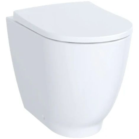 Cuvette  au sol 35.6x51 blanc brillant - Geberit Acanto
