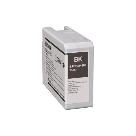 Epson SJIC55(BK) cartuccia d'inchiostro 1 pz Originale Nero (1/2)