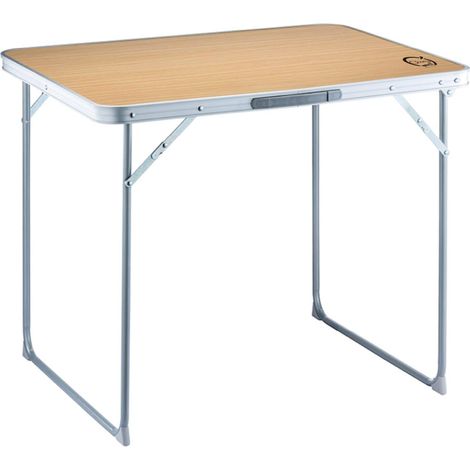 Table de camping pliable 4 places - O'Camp - Forme valise - Dimensions : 80 x 70 x 60 cm