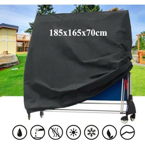 Housse Table Ping Pong - 185x70x165 cm - Imperméable - Résistant Aux UV - Lavable - 1 Pièce