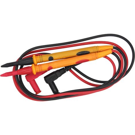 Test Lead - 1000 V CAT III - Banana Plug To Probe - PVC Insulated - Brass Contacts - For Multimeter - Pack Of 1 (1/5)