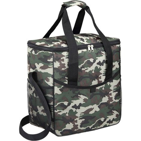 Réfrigérateur Camouflage 21l Portable, Design Camouflage, Poignée - Hidalgo (1/2)