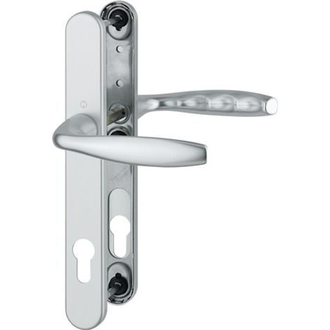 [NEUWERTIG] B-Ware Hoppe Profilgarnitur Türdrücker Türklinke Aluminium F1 Pz Türbeschlag 57 62mm