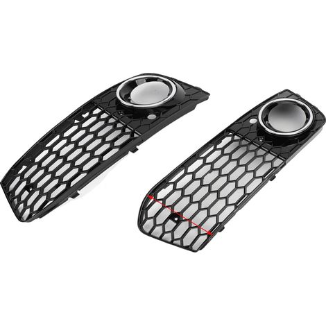 Grille de phare antibrouillard, style RS4, plastique ABS durable, A (1/2)