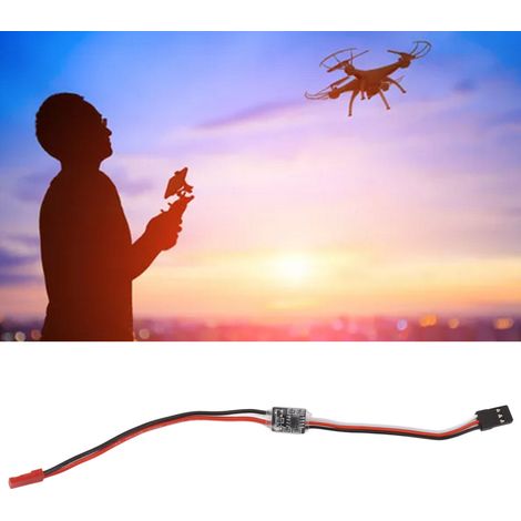 Interruptor electrónico RC-PWM para drones y bombas (3–5 V, 2 A) con indicador LED – Interruptor de alta corriente controlable a distancia mediante PC y placa de circuito. (1/5)