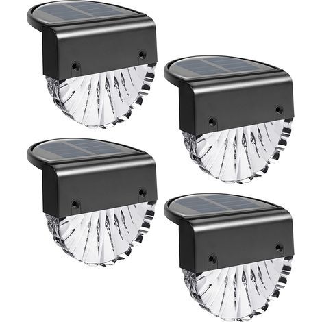 Solar Light - IP65 Waterproof - Warm White or Color Changing - For Garden Patio Steps - 4 pcs or 6 pcs (1/4)