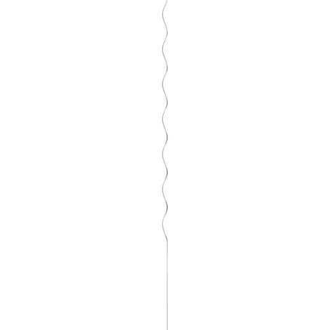 Lote de 50 soportes para plantas en espiral prácticos 170 x 6 cm de acero galvanizado verde 020046074 (1/5)