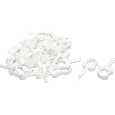 30 pièces 25mm Dia PPR Rohr Clip Schelle Armaturen Steckverbinder 41mm x 14mm 85mm