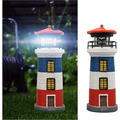 Nouveau produit, Phare solaire de jardin, lampe décorative LED pour éclairage paysager