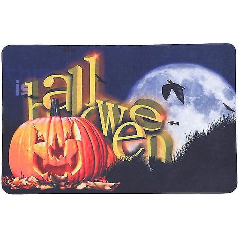 1 tapis de sol style Halloween pour décorations d'Halloween