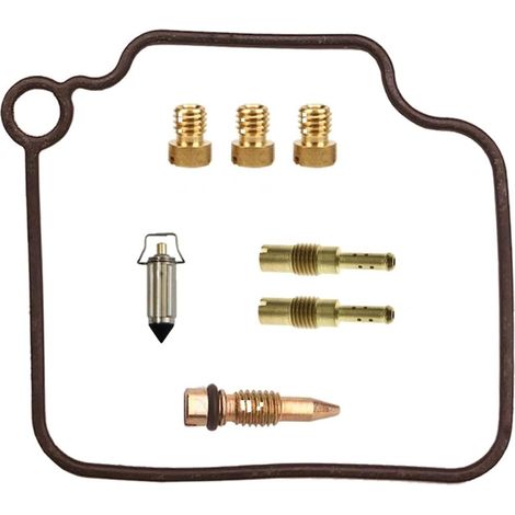 Vergaser Reparatursatz für ET4 150 150ccm LEADER 4T Roller Basic Kit Passend für ET4 150 Einzylinder 150ccm kraftstoffbeständige Nitrildichtungen, Präzisions-Messingdüsen (1/4)