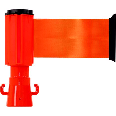 Enrouleur de sangle 100mmx3m Orange fluo - 2830126 (1/2)