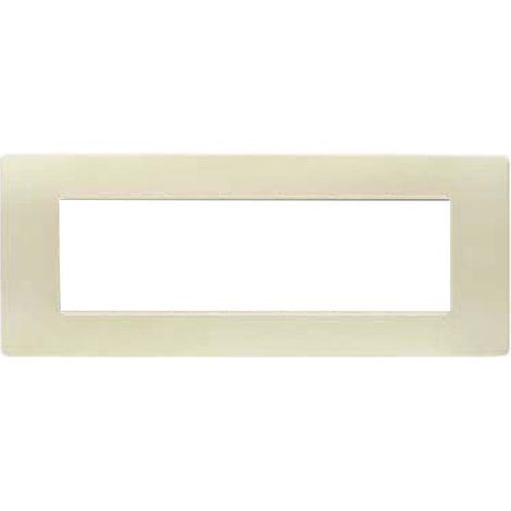 Placca 7 moduli in tecnopolimero Avorio Simon Urmet Flexa 11807.AV
