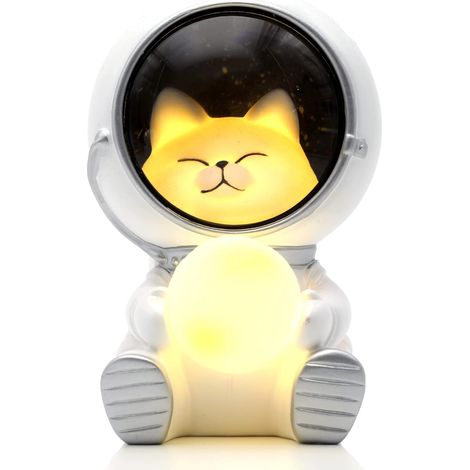 Veilleuse Résine Veilleuse Garde D'enfants Lumière Lune Lumière LED Veilleuse Bébé Nursery Décoration Lumière Personnalisée Sommeil Lumière Bébé Veilleuse Enfants Lumière avec Batterie 8.51012.5cm Bla (1/5)