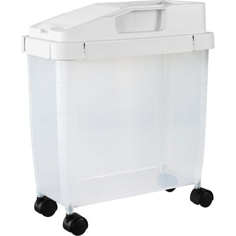 recipiente hermético, 9 kg, ruedas, taza medidora, cocina, despensa (1/5)