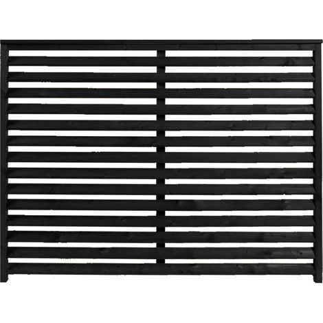 Plus Zaun Koyto 160 x 120 cm RAL 9005 Schwarz (1/3)