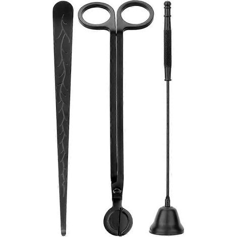 Ensemble d'accessoires pour bougies 3 en 1 : coupe-mèches, kit d'entretien et accessoires pour bougies. (1/5)