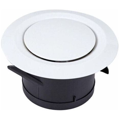 Rejillas de extracción y suministro de aire Ø100, SL.GT 3 mordazas articuladas - rejillas de ventilación redondas de plástico ajustables - ventilación con ventilador (1/5)