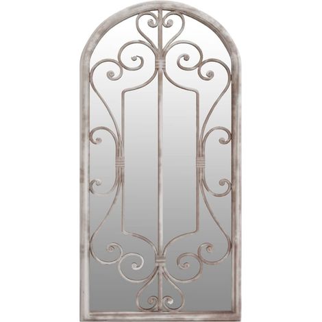 Maison Exclusive - Spiegel Sandfarben 70x30 cm Eisen für den Inne (1/5)