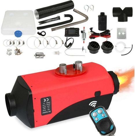 ALOVZE Chauffage Diesel 12V 5KW Air Diesel Heater,Réchauffeur d'air Diesel avec Affichage à Télécommande d'affichage à Cristaux Liquides