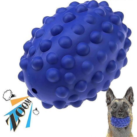 Unzerstörbares Hundespielzeug, quietschendes Gummispielzeug, robuste Hundezahnbürste (1/5)