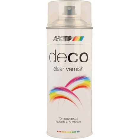 VERNIS DECO TRANSPARENT BRILLANT AEROSOL 400ML DUPLI COLOR