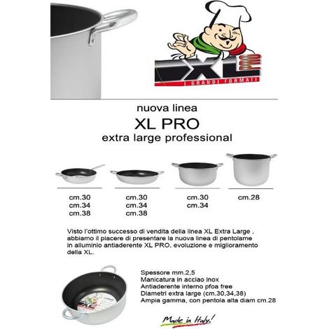 Casseruola Antiaderente in Alluminio Professional Pro xl 30 cm zanetti (1/2)