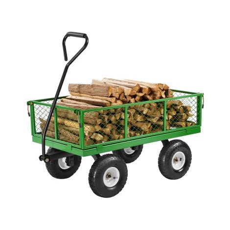 Carrello da Giardino in Acciaio 408, 23 kg su Ruote (1/5)