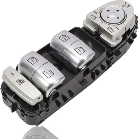 Interrupteur Fenêtre Electrique compatible avec Merce-des Classe C W205 AMG S205 GLC X253 Classe A Bouton Fenêtre Côté Conducteur 2229056800 2059056811