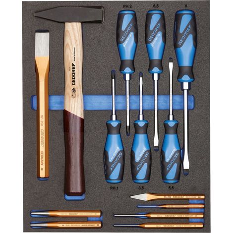GEDORE 2957221 - Assortiment d'outils dans le module 2/4 CT , TS CT2-2154SK-119