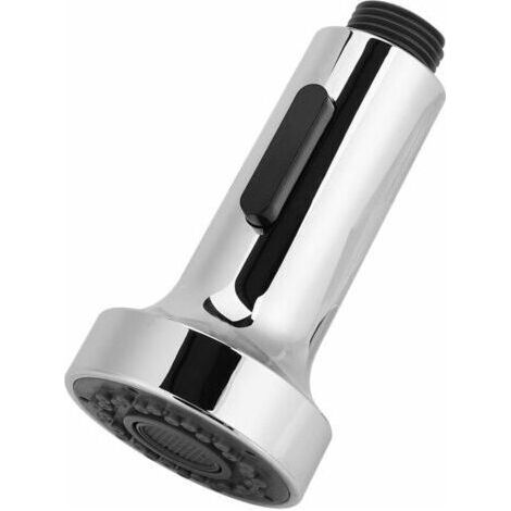 Douchette pour Robinet Cuisine - Embout Robinet Cuisine - Douchette 2 Modes Tête Robinet Cuisine Douchette Remplacement Douchette pour Rétractable Mitigeur Cuisine,Chromé,G1/2 (1/4)