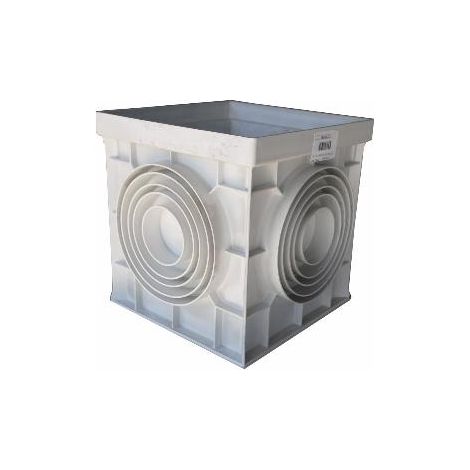 FPLUS caja registro polip.200x200 , Arqueta cubica de 200 x 200 en polipropileno de color gris.
Peso ligero para un fácil transporte y colocación por una sola persona
Elevada resis